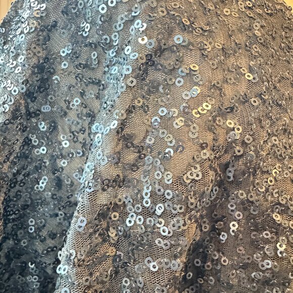 Lush Blue Sequin Mini Dress - Picture 11 of 11